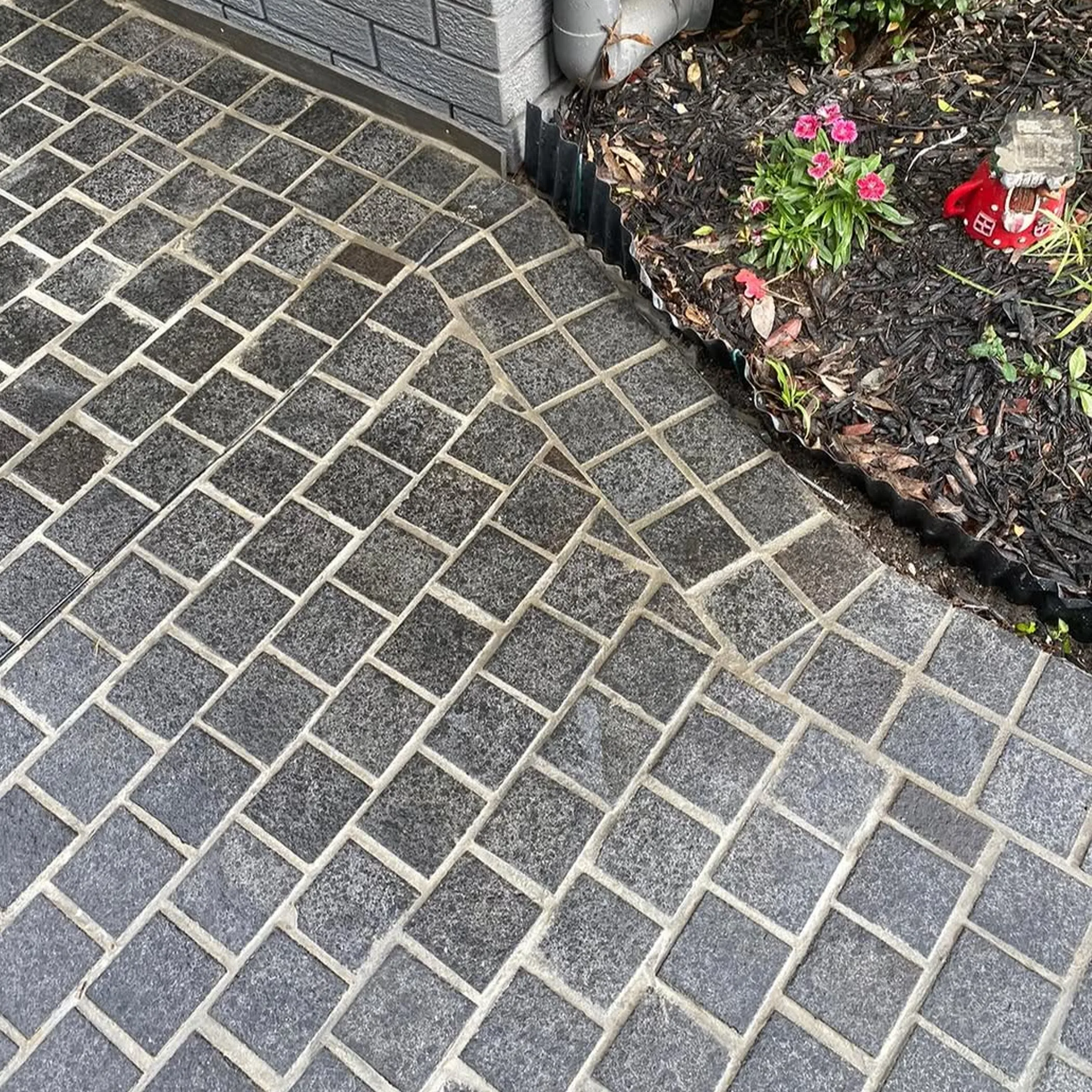 clean paved driveway surface outdoors