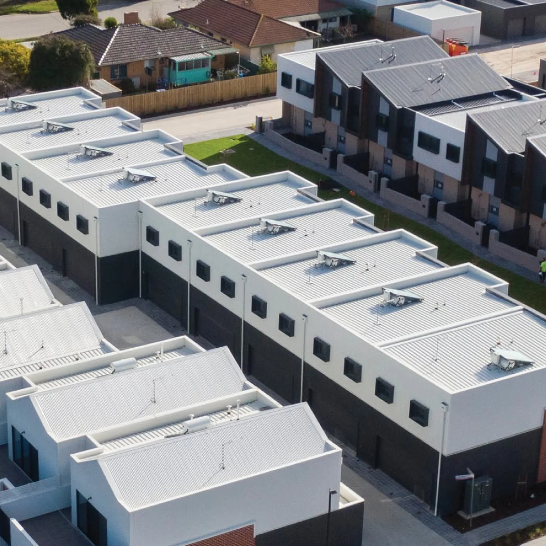 australian homes with colorbond roofing