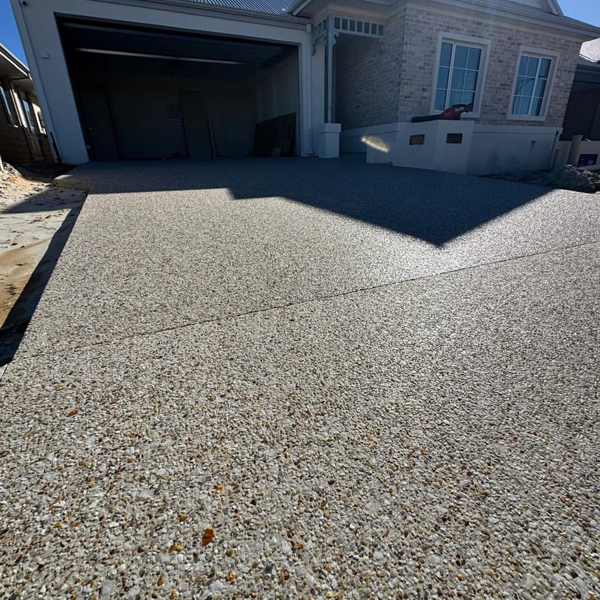 clean concrete and paved surfaces outdoors